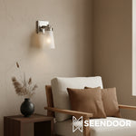 Load image into Gallery viewer, Derlina Classic Multi-head Glass Shade Wall Lamp for Bathroom &amp; Bedroom
