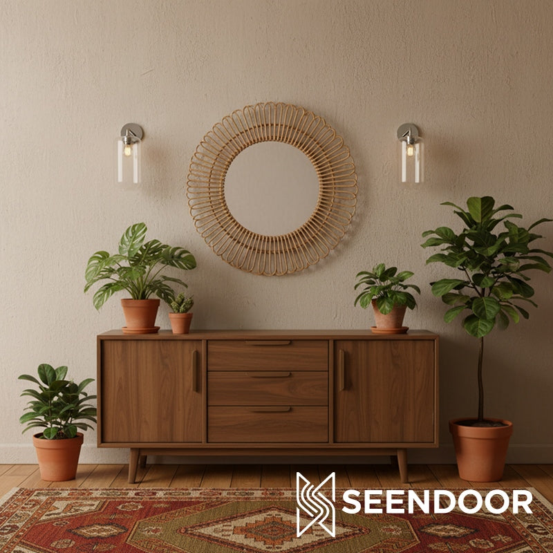 Lumivelle Sculptural Form Contemporary Wall Light for Hallway & Entryway