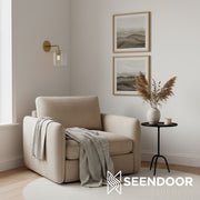 Lumivelle Sculptural Form Contemporary Wall Light for Hallway & Entryway