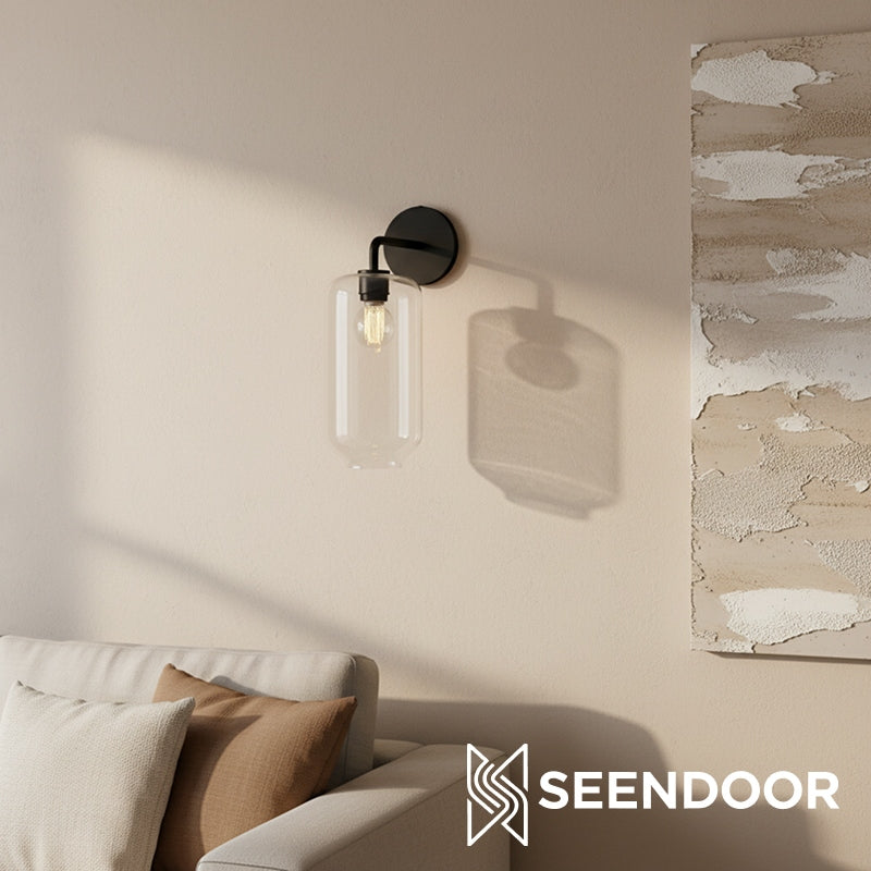 Lumivelle Sculptural Form Contemporary Wall Light for Hallway & Entryway