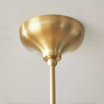 Afbeelding laden in galerijweergave, Rayla Sint-jakobsschelp Hanglamp – Messing Afwerking Retro Plafondlamp voor Eetkamer &amp; Keuken
