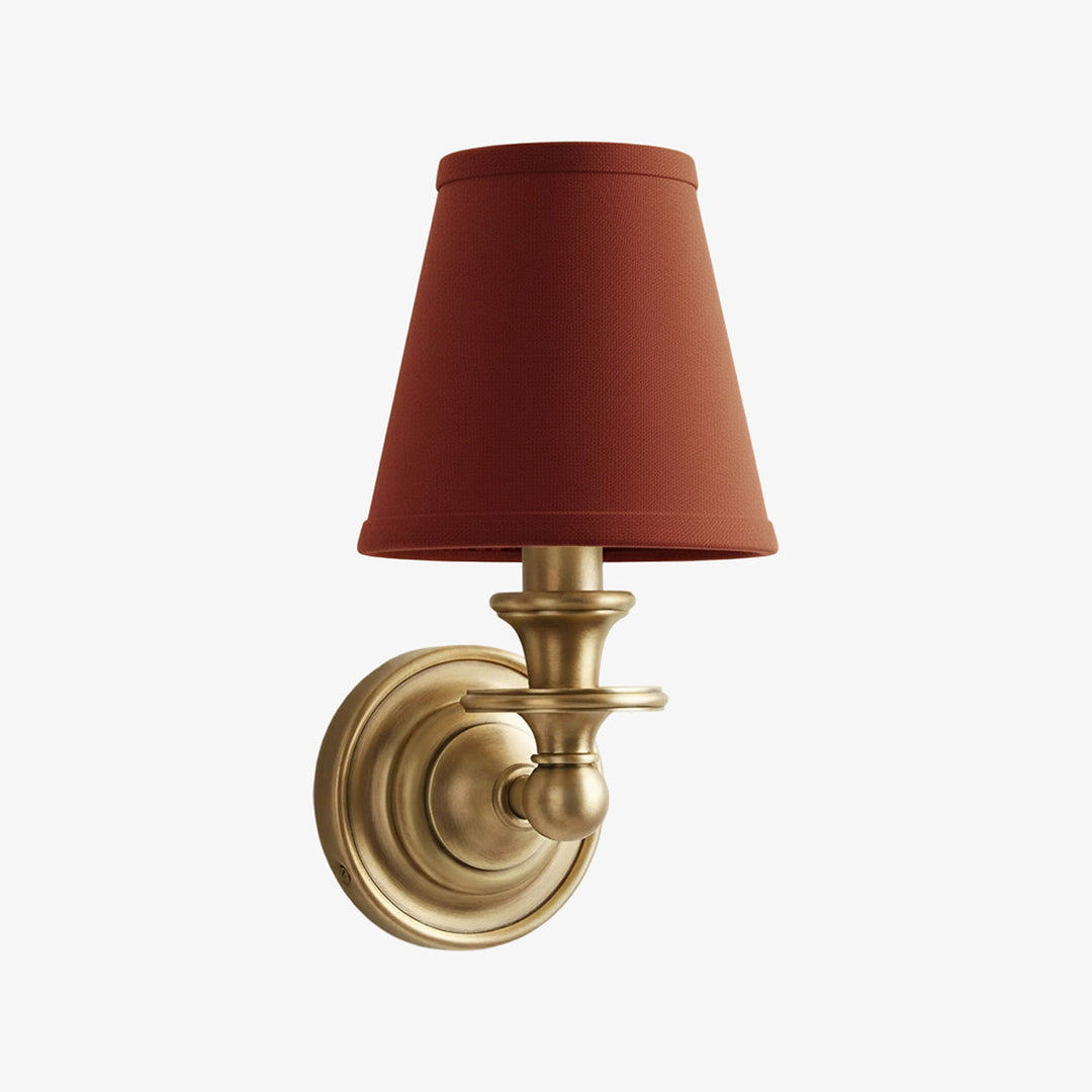Kalvora Geometric Fabric Wall Lamp for Living Room & Entryway