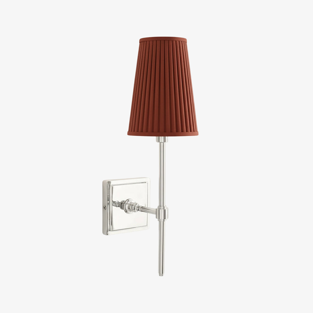 Lampada da Parete con Paralumi in Lino Bianco Derlina – Lampada Retrò Multi-Testa in Metallo