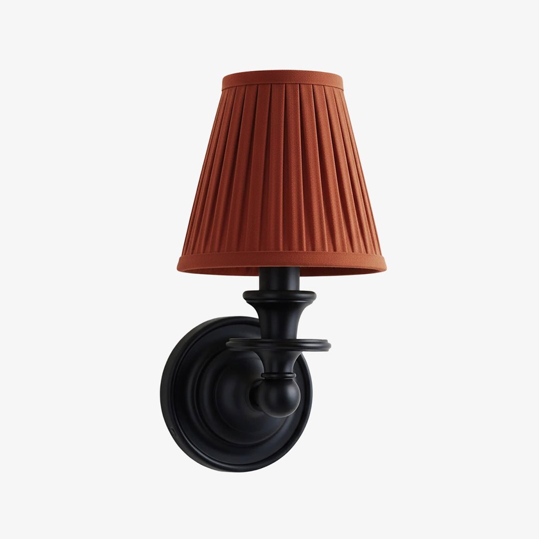 Kalvora Geometric Fabric Wall Lamp for Living Room & Entryway