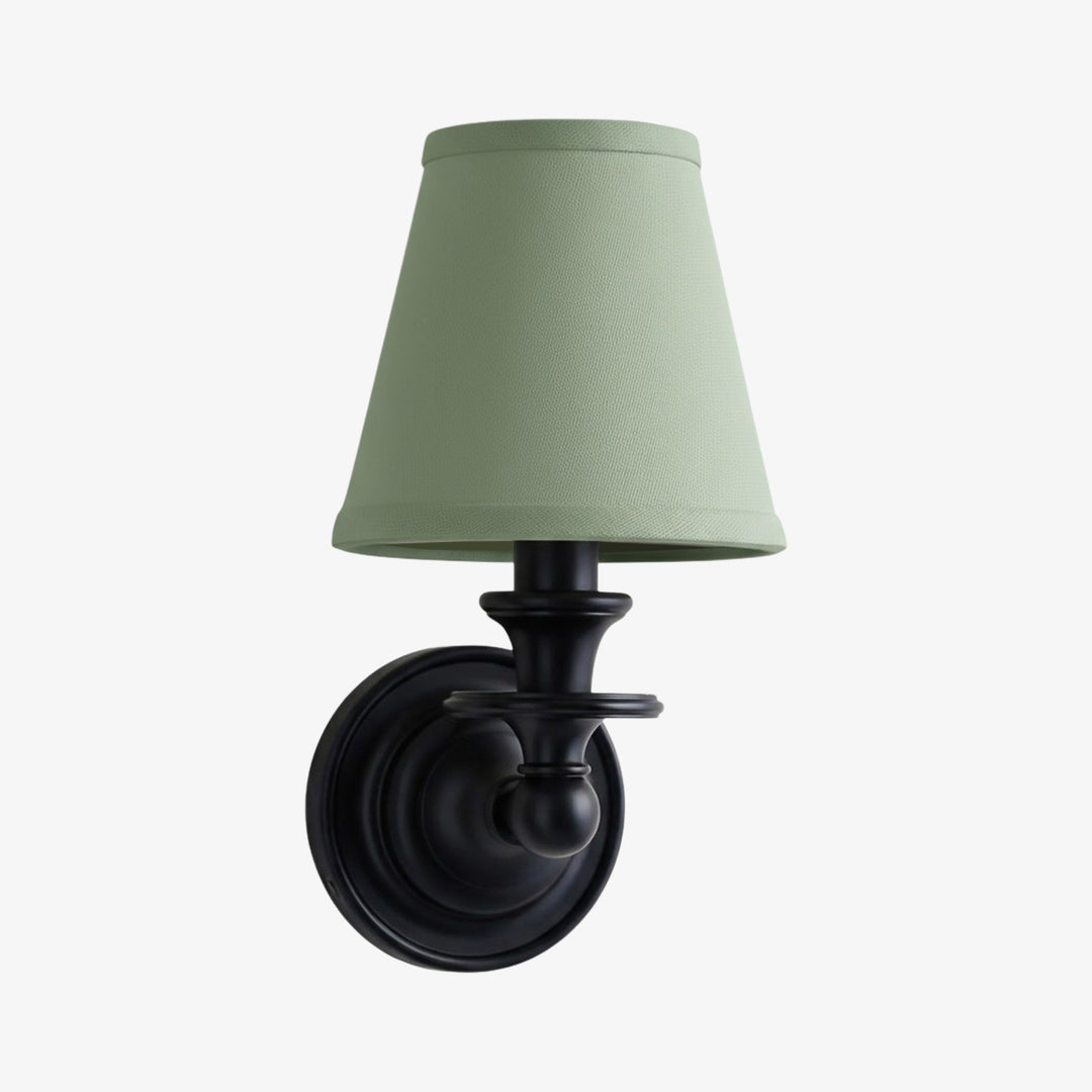Kalvora Geometric Fabric Wall Lamp for Living Room & Entryway