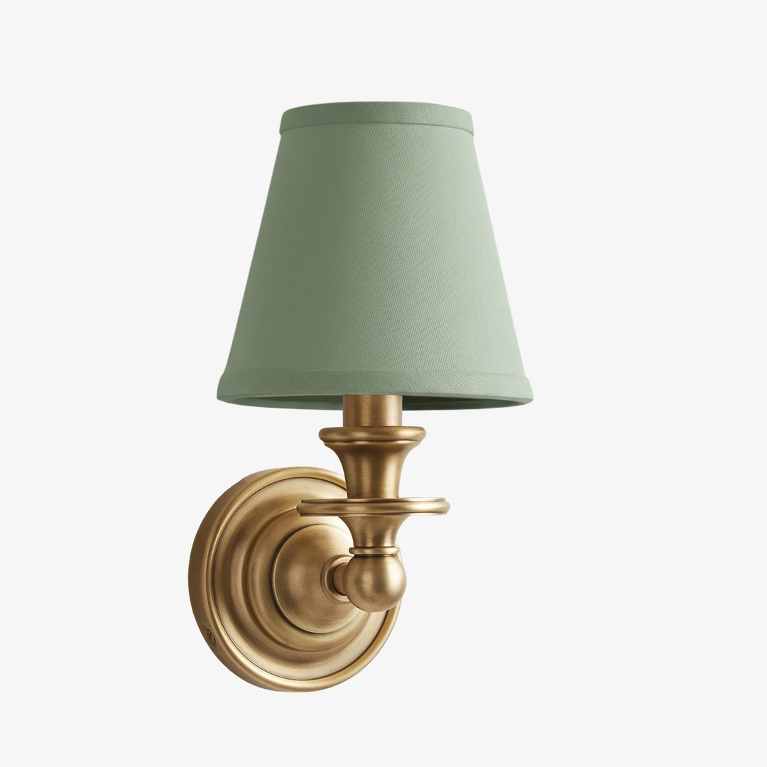 Kalvora Geometric Fabric Wall Lamp for Living Room & Entryway