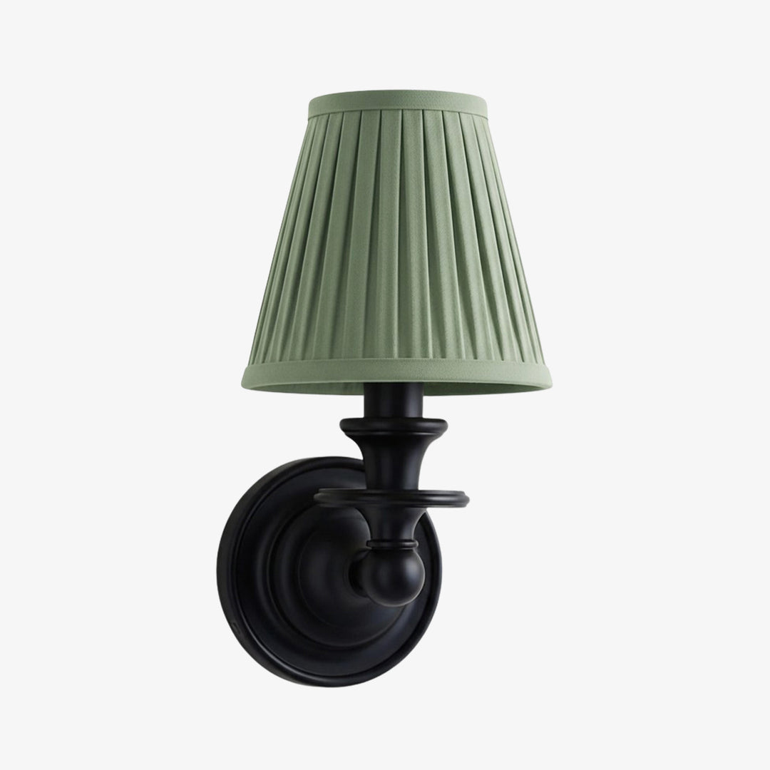Kalvora Geometric Fabric Wall Lamp for Living Room & Entryway