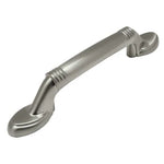 Load image into Gallery viewer, Cosmas Antique Brass Cabinet Pull – Satin Brass Kitchen Handle
