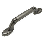 Load image into Gallery viewer, Cosmas Antique Brass Cabinet Pull – Satin Brass Kitchen Handle
