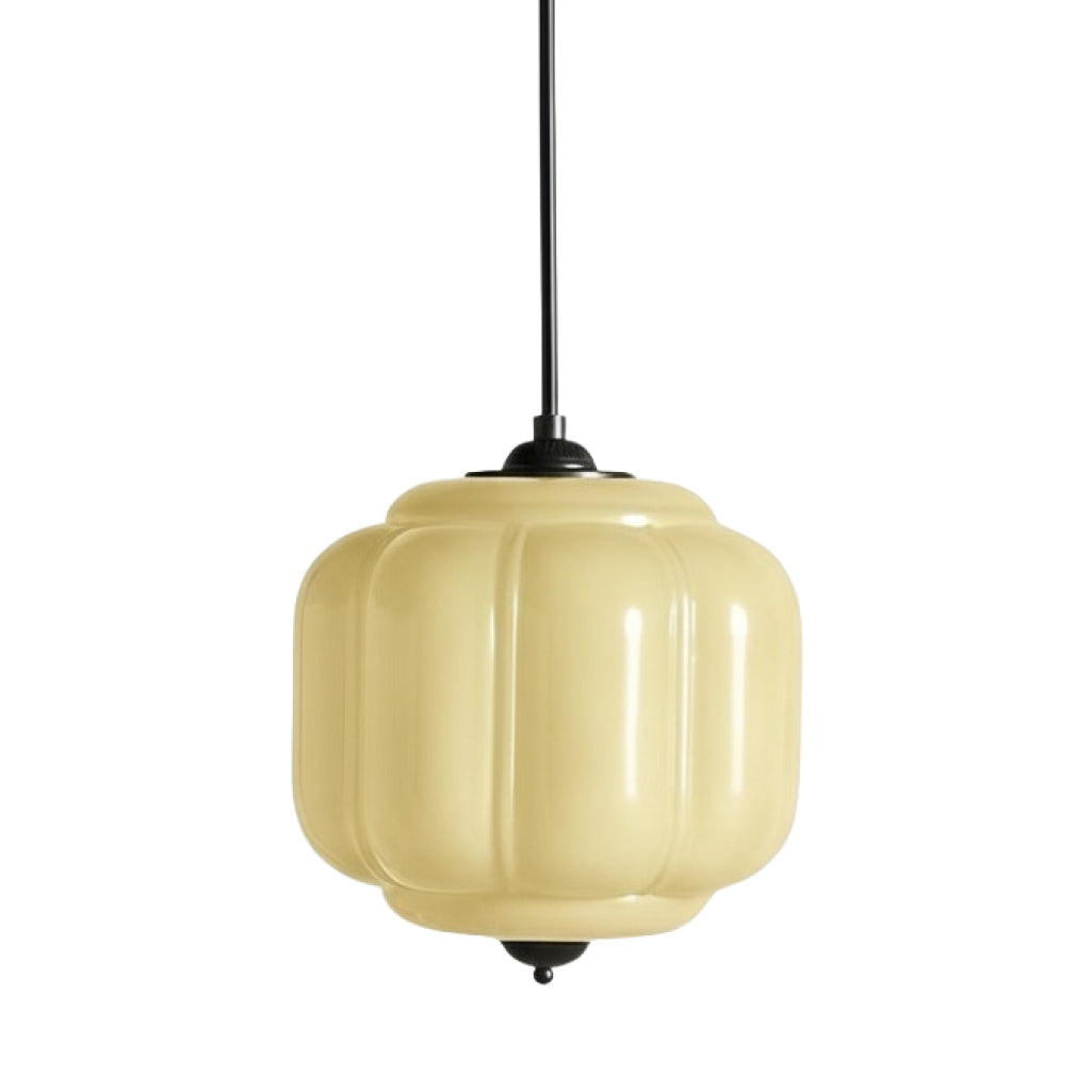Eloise Vintage Glass Chandelier - Milk Glass Home Accent