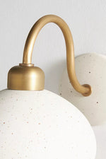 Afbeelding laden in galerijweergave, Radiica gevlekte keramische wandlamp - elegante wandverlichting voor slaapkamer en gang
