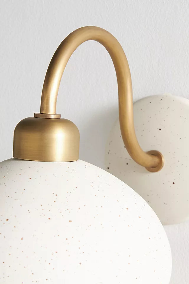 Radiica gevlekte keramische wandlamp - elegante wandverlichting voor slaapkamer en gang