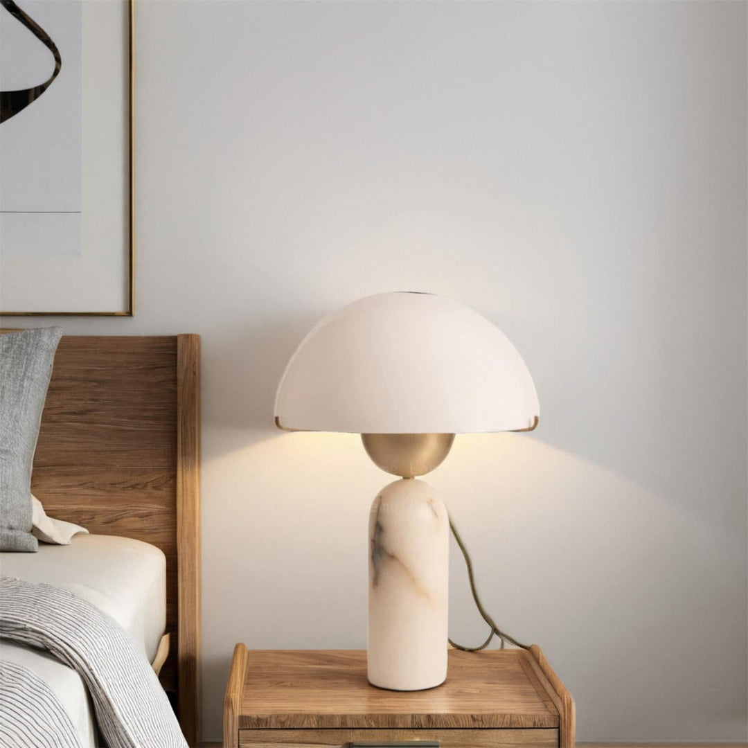 Peono Alabaster Tischlampe