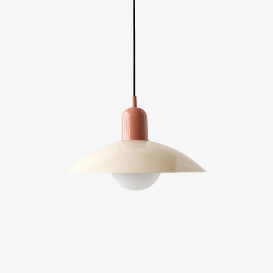 Lampe suspendue Macaron créative Lirra - Lampe en fer de style scandinave pour chambre et chambre d'enfants