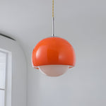 Load image into Gallery viewer, Nordic Lipko Pendant Light – Compact Frosted Globe Hanging Lamp for Apartments and Cozy Nooks
