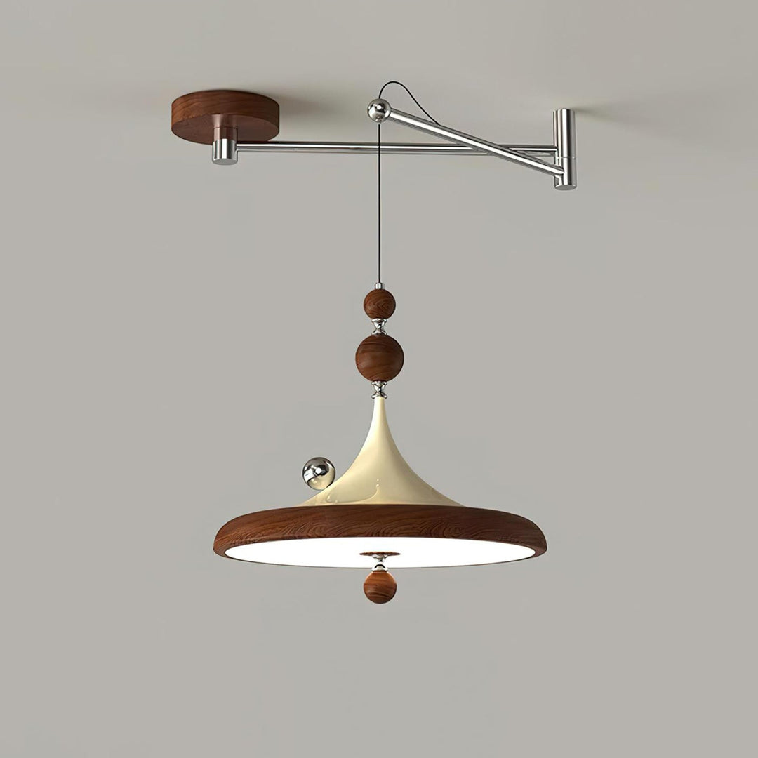 Lampa wisząca Ballora z ramieniem wahadłowym