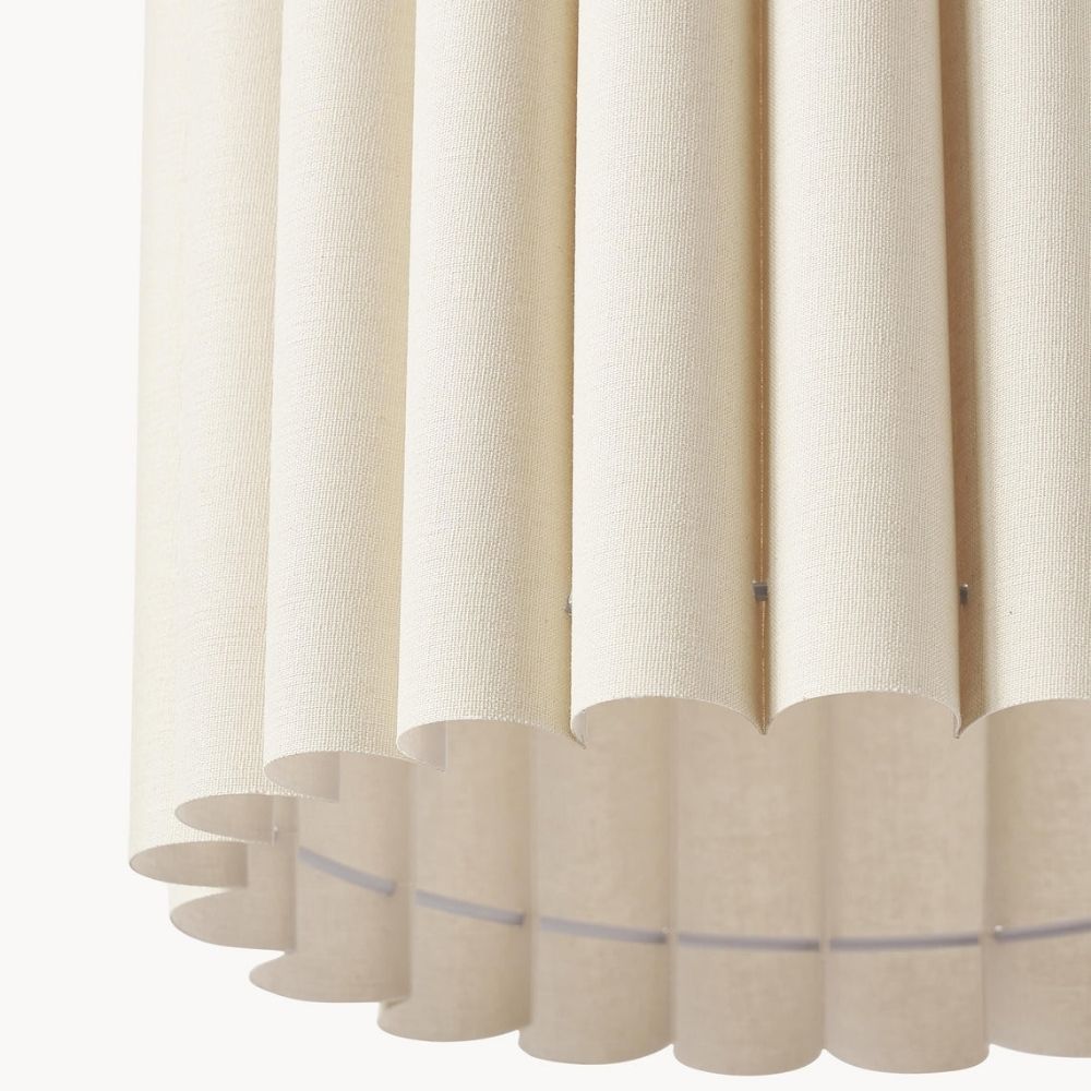 Velura hanglamp - Beige linnen kap voor eetkamer en woonkamer