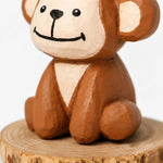 Carica l'immagine nella visualizzazione Galleria, Hand-Carved Wooden Chinese Zodiac Animal Figurines