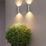 Carica l'immagine nella visualizzazione Galleria, Lampada da parete minimalista in cemento per interni ed esterni Midnight Glow