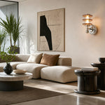 Afbeelding laden in galerijweergave, Bauhaus Ribbed Acrylic LED Wall Sconce