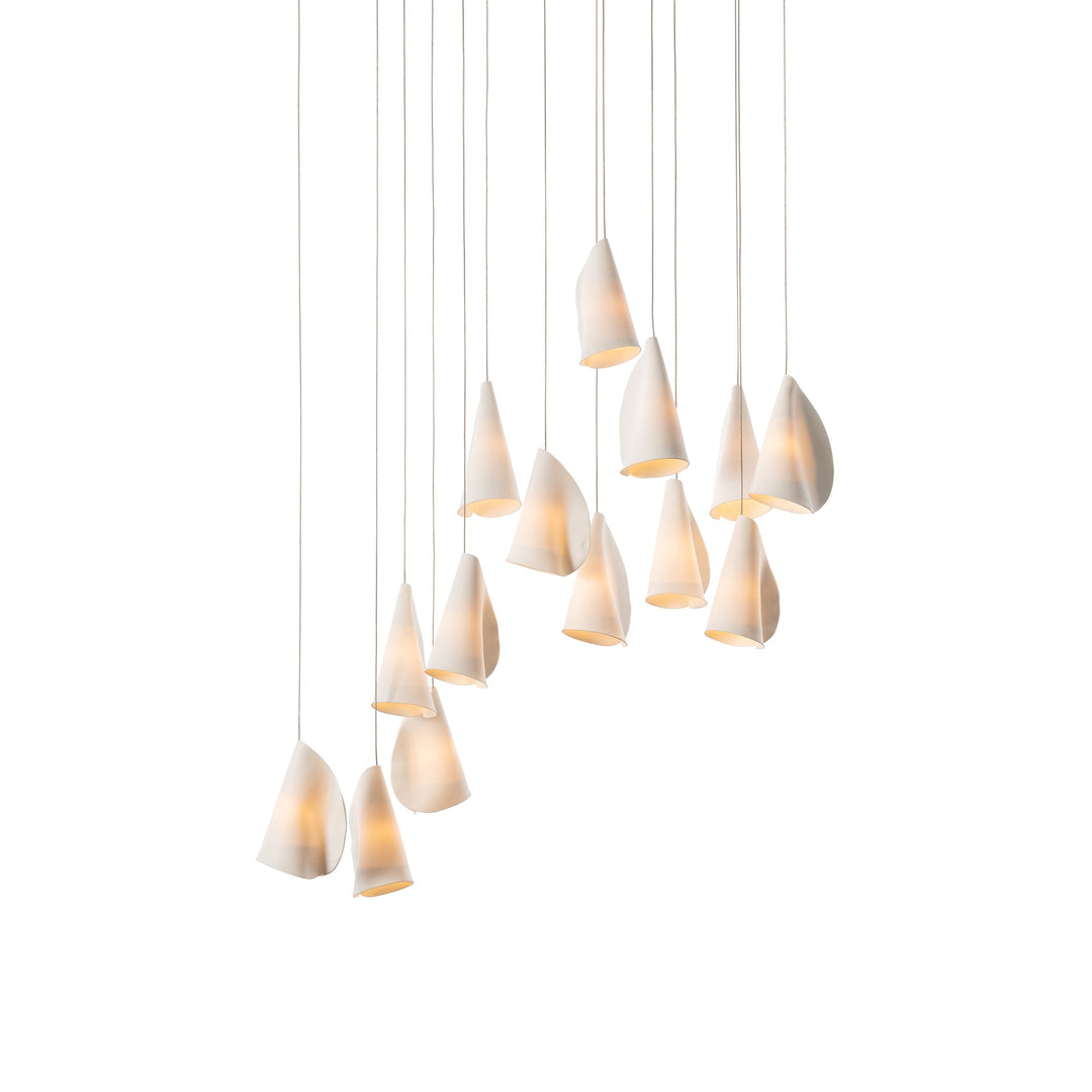 Lampada a sospensione scandinava Boki in porcellana