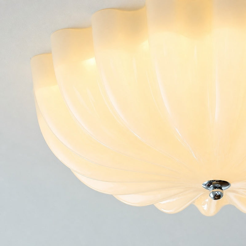 Durnic Cream Style Ceiling Light – Modern Flush Mount Lamp for Bedroom Dining Room