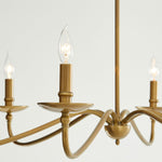 Load image into Gallery viewer, Rowan Timeless Iron Candle Design Chandelier - Industrial Interior Lighting For Bedroom
