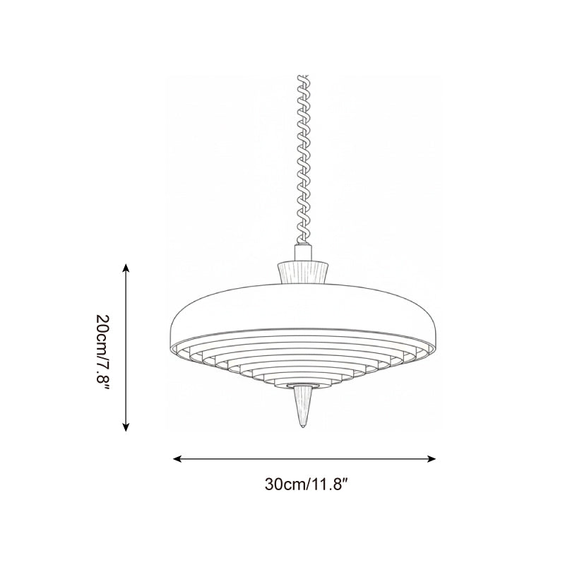 Lampada a sospensione Vortex Spiral