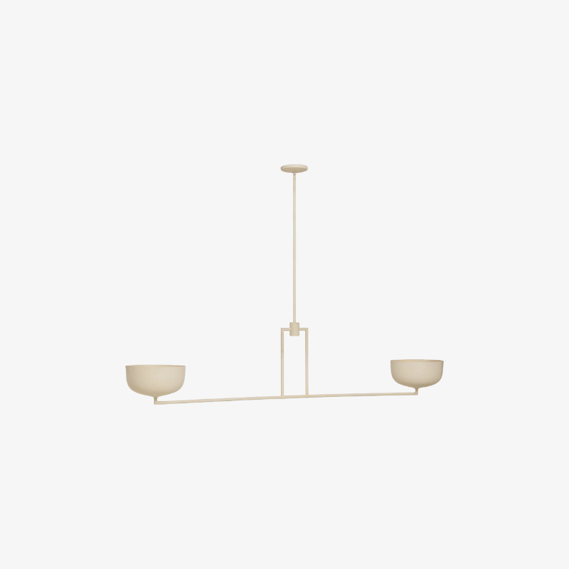 Lustrona Lampadario Multi-Luce con Paralumi a Cupola in Metallo - Design Moderno Semplificato per Sala da Pranzo