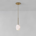 Load image into Gallery viewer, Talvior Faceted Pendant Light – Adjustable Glass Light Fixture
