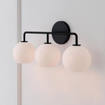 Load image into Gallery viewer, Selvion Artistic Globe Sconce Light - Handcrafted Glass Sculptural Wall Fixture
