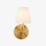 Load image into Gallery viewer, Vireli Brass Wall Sconce in Mid-Century Style for Bedroom &amp; Hallway
