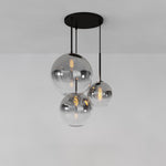 Load image into Gallery viewer, Selvion Minimalist Crystal Chandelier - Handcrafted Glass Sculptural Lighting Fixture
