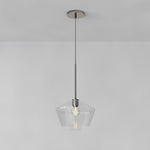 Load image into Gallery viewer, Merin Transparent Glass Sculpture Geometric Chandelier

