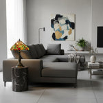 Afbeelding laden in galerijweergave, TF Sorenia Elegante Glas-in-Lood Lamp - Handgemaakte Tiffany Tafellamp voor Interieurs thuis