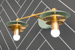 Load image into Gallery viewer, Artivo Layered Brass Vanity Light - Modern Sleek Style Home Bath Accent
