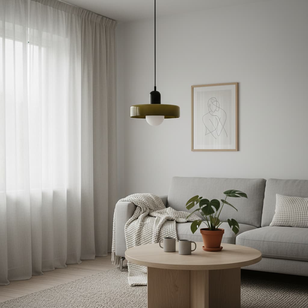 Glasora Moderne Glazen Hanglamp – Minimalistische Noordse Hanglamp voor Keuken en Hal N32