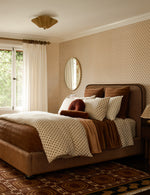 Load image into Gallery viewer, Bellina Glass Flush Mount Ceiling Light - Brass Accent Modern Fixture
