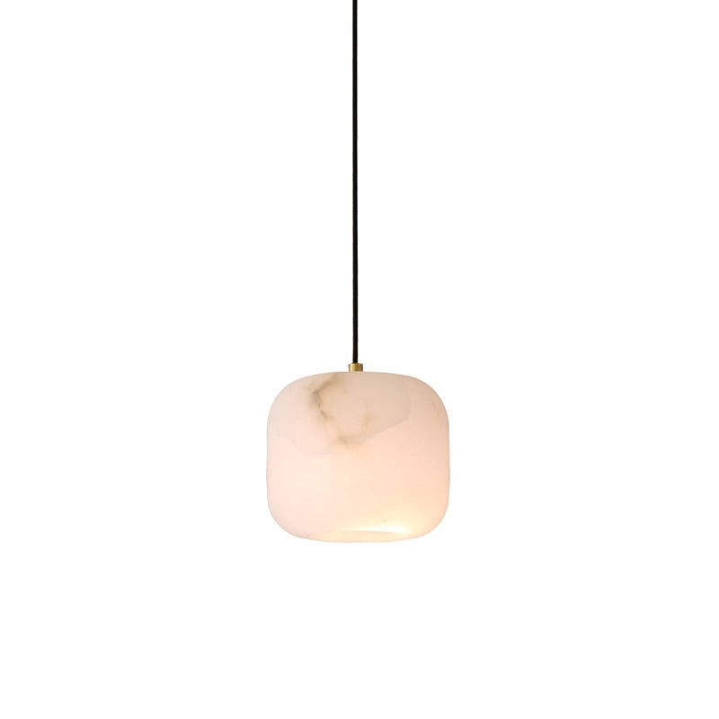Lampa wisząca nocna z alabastru