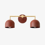 Load image into Gallery viewer, Metio Dome Farmhouse Vanity Wall Light Colorful Metal Sconce
