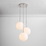 Load image into Gallery viewer, Selvion Minimalist Crystal Chandelier - Handcrafted Glass Sculptural Lighting Fixture
