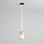 Bild in die Galerieansicht laden, Glas Alabaster-Pendelleuchte