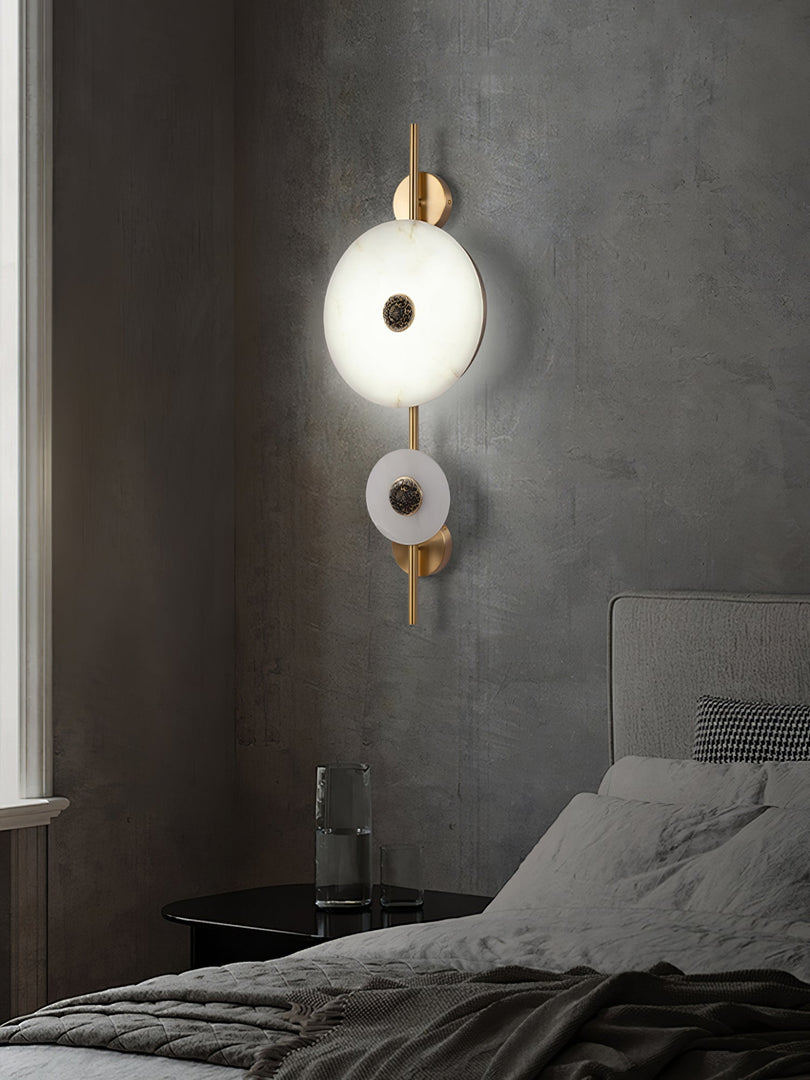Alabaster Eclipse Wandleuchte