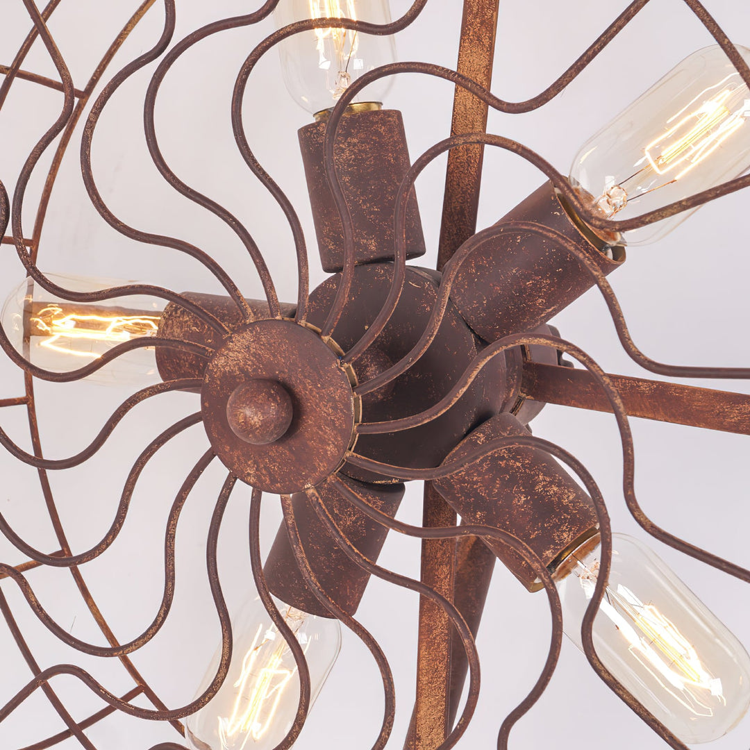 Tischlampe im alten Stil mit Ventilator