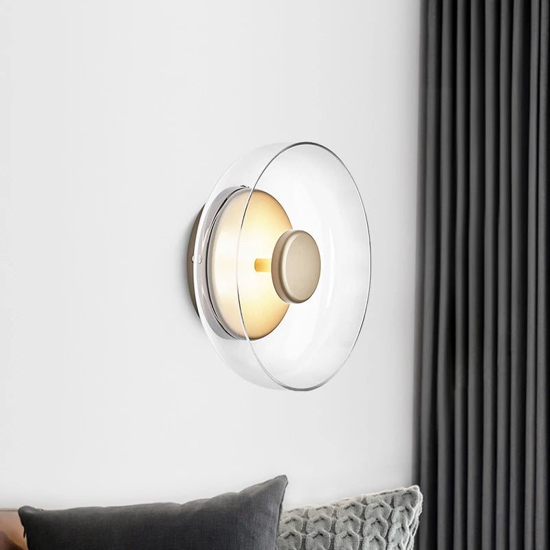 De Schitterende Gloed Premium Minimalistische Messing Wandlamp