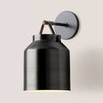 Load image into Gallery viewer, Hanton Modern Minimalist Brass and Glass Sconce – Damp Rated for Bathrooms
