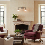 Load image into Gallery viewer, Lumio Globe Glass Globe Vanity Light - Modern Two Light Bathroom Sconce
