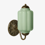 Load image into Gallery viewer, Eloise Brass Wall Sconce – Elegant Milk Glass Vintage Lighting
