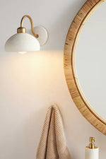 Afbeelding laden in galerijweergave, Radiica gevlekte keramische wandlamp - elegante wandverlichting voor slaapkamer en gang
