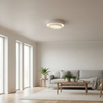 Afbeelding laden in galerijweergave, Duomel Ronde LED Plafondlamp - Minimalistische Plafondlamp voor Eetkamer N26